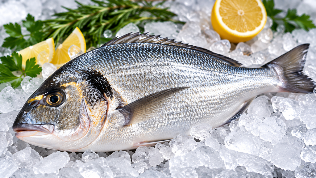 Home daurade gilthead sea bream